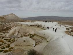 people in the valley of love tufa plateau