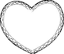 heart decorative drawing