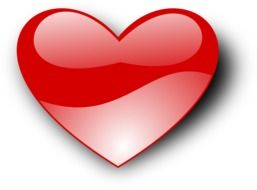 graphic image of a red heart in the highlights