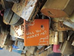 lock bridge, paris