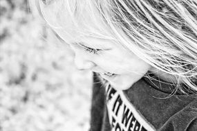 black white photo laughing girls