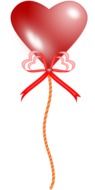balloon heart drawing