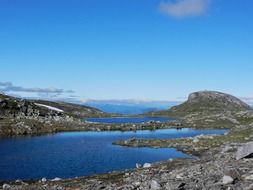 scenic landscapes in norway on a sunny day