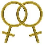 golden symbol of homosexual relationships