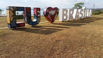 eu love brasilia text