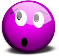 surprised violet emoticon smiley