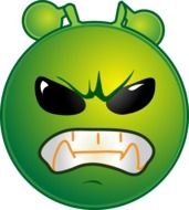 Picture of angry alien