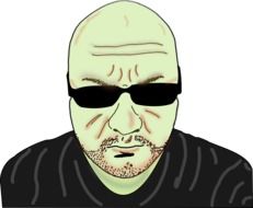 he painted face of a criminal