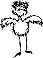 angry chicken