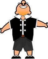 Picture of laughing cartoon character