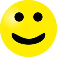 yellow emoticon smiley