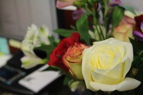 Gifts and flowers for the anniversary
