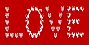 word love from hearts
