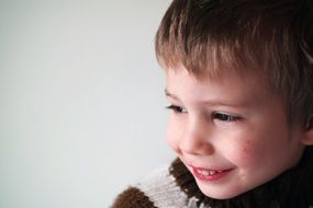 photo portrait of smiling boy