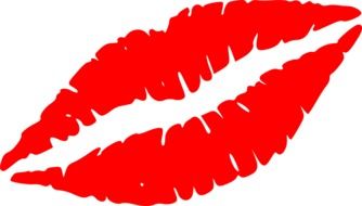 lips romance kiss drawing