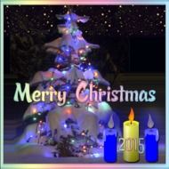 merry christmas 2015, greeting card