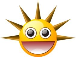 computer image of the sun