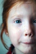 photo girl with red hair