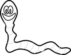 Smiling worm