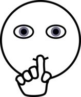 smile as a symbol quietly