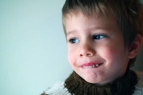 boy in a sweater