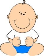 baby smiling cute cartoon drawing