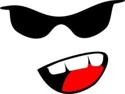 emotion in sunglasses
