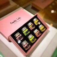 candy in pink packaging