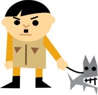 graphic image of evil adolf hitler