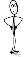 matchstick man as a figure