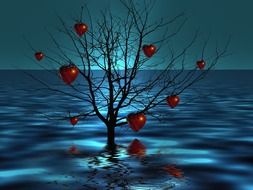 Tree in the water