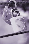 decorated padlocks