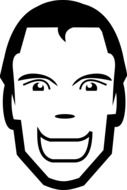 man face drawing
