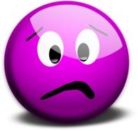 lilac emotion of disappointment