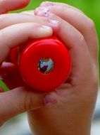 Red kaleidoscope