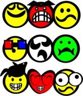 emoticons smilies drawing