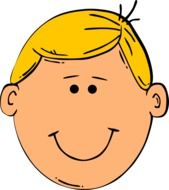 graphic image of a cute face