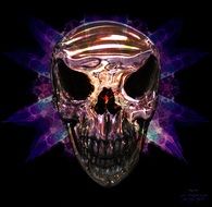 skull pirate spirit Abstract dark view