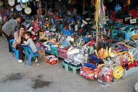 clothing market in Thailand