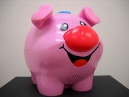 toy pink pig