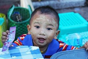 photo of a black happy child