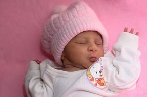 baby infant pink