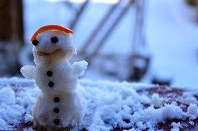 Little funny snowman