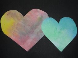 hearts love for valentine's day