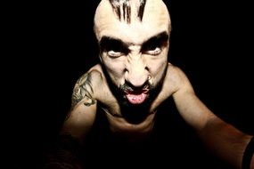 terror angry man