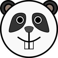 head panda drawing