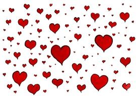 heart red symbol drawing