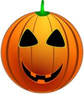painted happy Halloween pumpkin