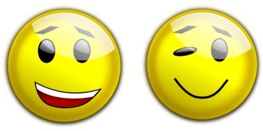smiley glossy yellow drawing