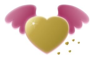hearts shaped drawing